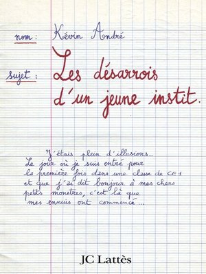 cover image of Les désarrois d'un jeune instit